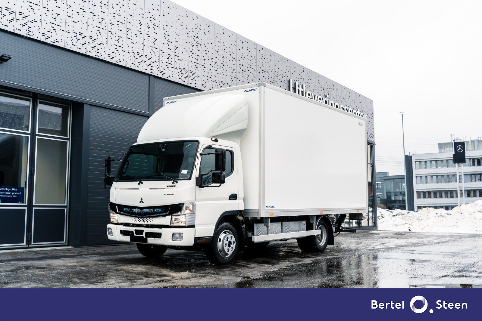 Bilde av Fuso eCANTER Elektrisk lastebil klar for levering